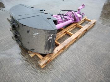 Грейферный ковш для Строительной техники 2015 Prodem DCS4-600 Long Reach Hydraulic Rotating Clamshell Bucket: фото 1