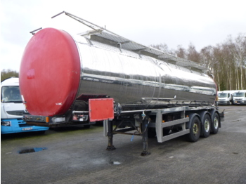 Полуприцеп-цистерна Для транспортировки химикатов Clayton Chemical tank inox 30 m3 / 1 comp: фото 1
