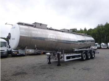 Полуприцеп-цистерна Для транспортировки химикатов Magyar Chemical tank inox 31.5 m3 / 3 comp: фото 1