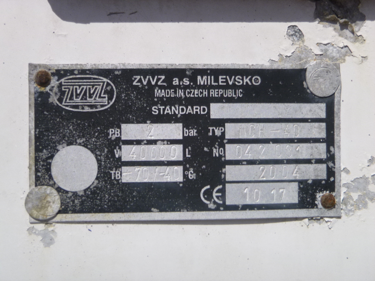 Полуприцеп цистерна для сыпучих грузов Для транспортировки муки ZVVZ Powder tank alu 40 m3 / 1 comp: фото 17
