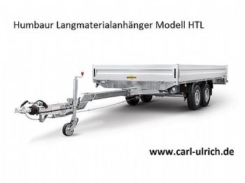 Новый Прицеп бортовой/ Платформа Humbaur - Langmaterialanhänger HTL355121 mit Rohrzugdeichsel: фото 1