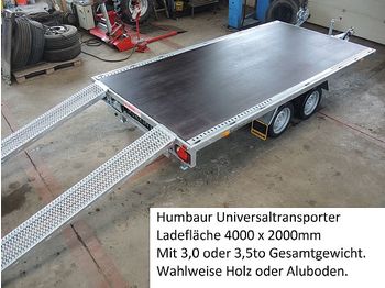 Новый Прицеп-автовоз Humbaur - Universal 3500 Fahrzeugtransporter 3,5to Holzboden: фото 1